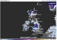 英国气象局延长了降雪警报，北极暴风雪将带来10厘米深的小雪